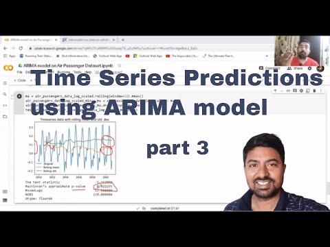 Time Series forecasting using ARIMA model | Air Passenger Dataset | part 3