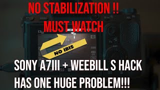 Zhiyun Weebill S Sony A7iii "HACK' for ISO, Aperture Control has one HUGE ISSUE!!