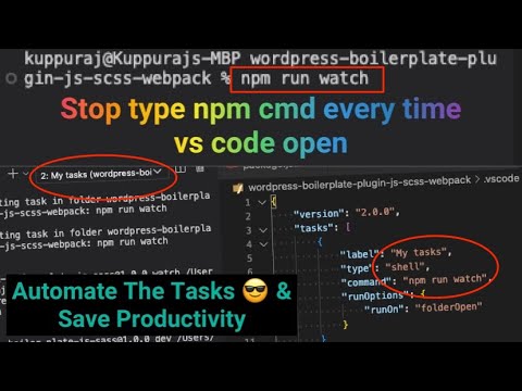 VS Code: How to Automate The Tasks In Terminal? #vscode #terminal #dev