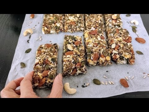 Energy Bar Recipe || Protein Bar Becipe || Dry Fruit Energy Ears || Nut Bar ||Alfiya