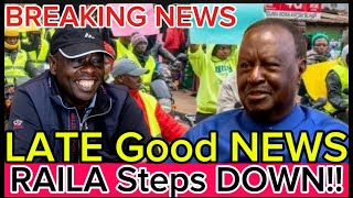PRESIDENT RUTO Shocked AFTER RAILA ODINGA Stepped DOWN This LATENIGHT