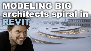Modeling BIG architects Spiral in Revit