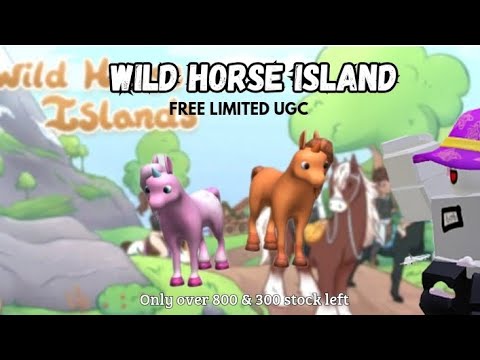 ✨❤Free Limited UGC❤✨Wild Horse Island🌩