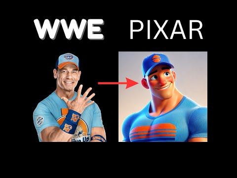 WWE in PIXAR Style!!