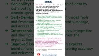 What is Data Mesh | Info Bytes | Decentralized Ownership | Data practice |  Karthik SR  #devops