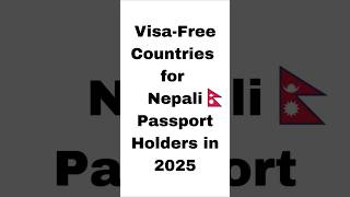Top 10 Visa free Countries for Nepali Passport Holder in 2025 🌍 Nepali Passport Holders, Rejoice!