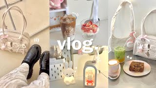 daily vlog🐰after school routine, huge japan haul, cute cafè, making matcha, student diaries, etc.