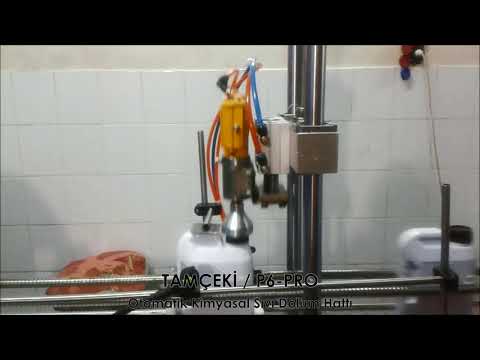 TAMÇEKİ - P6/PRO - Kimyasal Sıvı Dolum Hattı (Madeni Yağ)