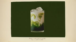 Iced Matcha Latte.