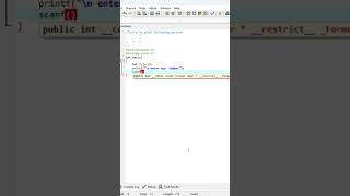 How to print following pattern in c programming language #c #coding #programming #shorts