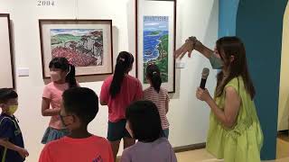 馬祖日報2022/09/09影音／認識馬祖畫家　張信義畫展教育推廣課程