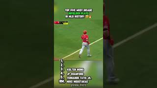 Top Five Most Insane Infielder Plays in MLB History! #mlb #baseball #mlbbaseball #baseballszn