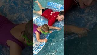 Baby Swim Diving For Rings #swimming #diving #underwater #pool #swimmingpool #learning #toddlers