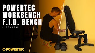 OFFICIAL Powertec Workbench F.I.D. Bench Full Review | Highly Versatile Flat-Incline-Decline Bench