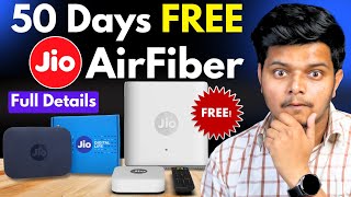 Jio 50 Days FREE Jio Fiber & AirFiber Installation  Full Details (Hindi)