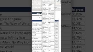 Excel Search Box #exceltricks #excelhacks #exceltutorial #searchbox