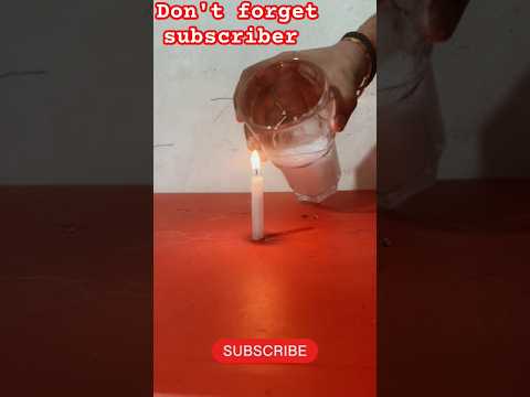 Baking soda & vinegar vs candle Experiment