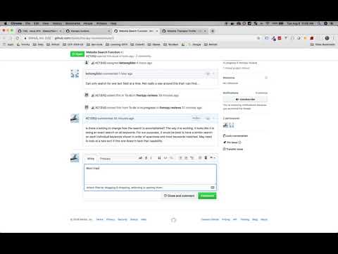 GItHub Issue and Task Process