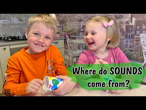 Sound science experiment for kids