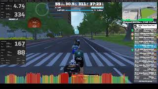 Zwift - TTT: WTRL Team Time Trial - Zone 21 (ESPRESSO/DOPPIO) on Richmond 2015 Worlds Reverse