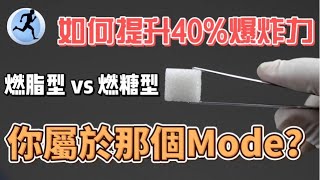 如何提升40%爆炸力｜燃脂型 vs 燃糖型｜你屬於那個Mode？