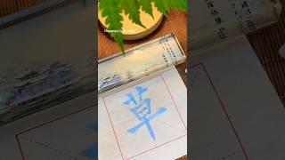 Chinese Calligraphy - 草 (grass,くさ) #calligraphy #learnchinese #汉语学习 #书法#書道#漢字#日本語#chinese #japanese