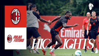 Milan round off prep before travelling to Asia | In-house friendly v Milan Futuro