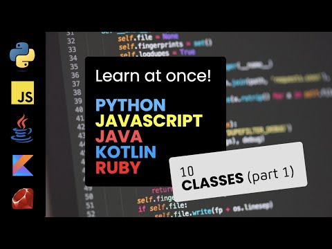 10. Classes (part 1) - Programming Tutorial