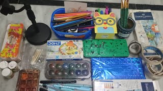 Showing my art supplies 😘
