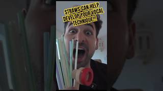 STRAWS‼️ Can HELP you SING BETTER!!! 🌟 #singingtip #vocaltechnique #straws #singer #singingvoice
