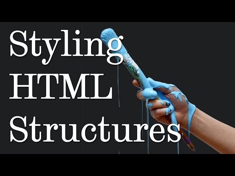 Using CSS to style the header, article and footer