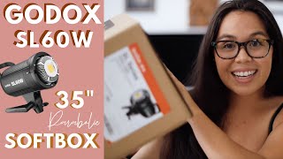 GODOX VIDEO LIGHTING ON A BUDGET - GODOX SL60W - The BEST Lighting For Youtube Videos Unboxing