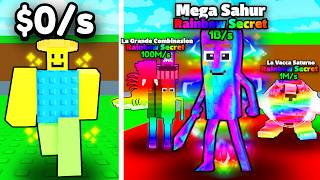 STARTING OVER as NOOB with EVERY RAINBOW SECRET BRAINROT in Roblox Steal a Brainrot!