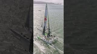 Woah 😳 Wing Failure caught on camera 📷 #SailGP #sailing #racing