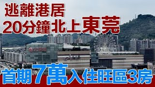 大灣區東莞樟木頭 | 火車站樓盤 | 港人置業東莞 | 怡樂廣場3房2廳43.8萬 | 小區近天和百貨＋天一城大潤髮 |  搭車5分鐘到樟木頭火車站，搭火車25分鐘到羅湖火車站