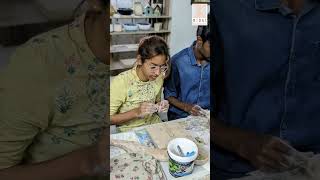 Ceramic Workshop for the First Year B. Arch Students at 3 in 1 studio , Thiruvanmiyur | #midas