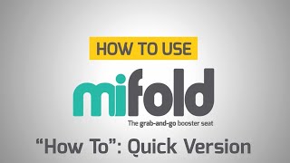 【Mifold】How To Video Quick version