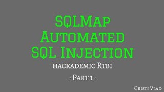 SQLMap for Automated SQL Injection - Hackademic_RTB1 - Part 1