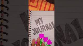 my journey page design | page design art #art #myjourney #pagedesign #shorts