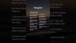 Imagine... #instabook #booktok #wattpad #booktube