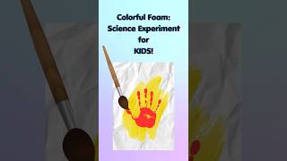 Colorful Foam: Science Experiment for Kids! #funexperiments