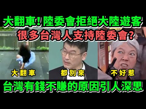 翻車了，台灣陸委會拒絕大陸遊客，很多台灣人支持陸委會？台灣有錢不賺的原因引人深思| Reaction Video