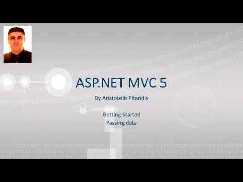 ASP.NET MVC 5 : 2.11 Getting Started - Passing data