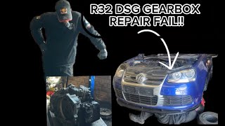 WE DID A DSG GEARBOX FOR A GOLF 5 R32 WITH A 3.6L ENGINE #dsg  #gearbox  #gearboxes  #roadangelsrsa