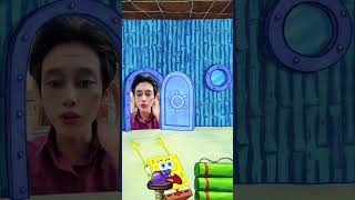 海绵宝宝被小丑吓跑了！#斗罗大陆#唐三小舞#小丑