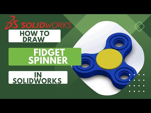 How to Create a 3D Fidget Spinner Animation in SolidWorks – Step-by-Step Tutorial!‎