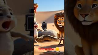 🐰 खरगोश, शेर और साँप की कहानी 🦁🐍 | 🐰 The Rabbit, the Lion, and the Snake ki kahani 🦁🐍