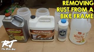 Rust Remover Test For Bike Frames - Effects On Rust & Paint