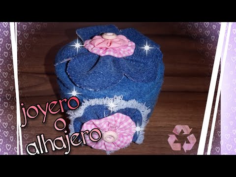 Joyero O Alhajero Con Lata De Atún #joyero #alhajero #reciclandolatadeatun