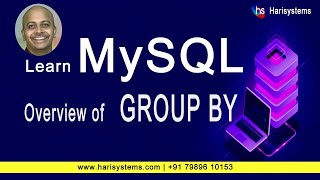 Group By Overview in SQL | SQL Tutorial | Learn SQL | Harisystems